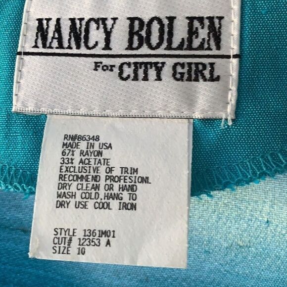 Nancy Bolin for City Girl VTG two piece jacket & Capri set size 10 - Picture 3 of 11